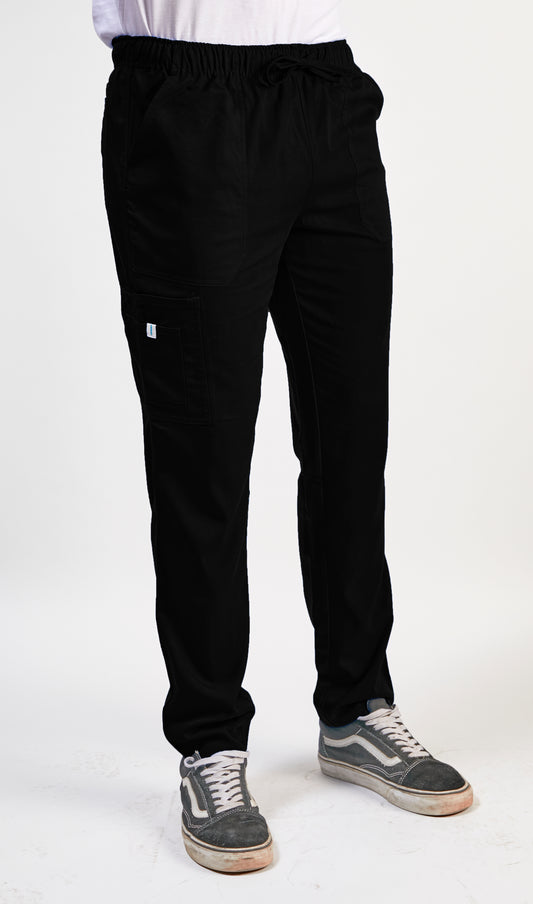 Pantalon clinico hombre negro