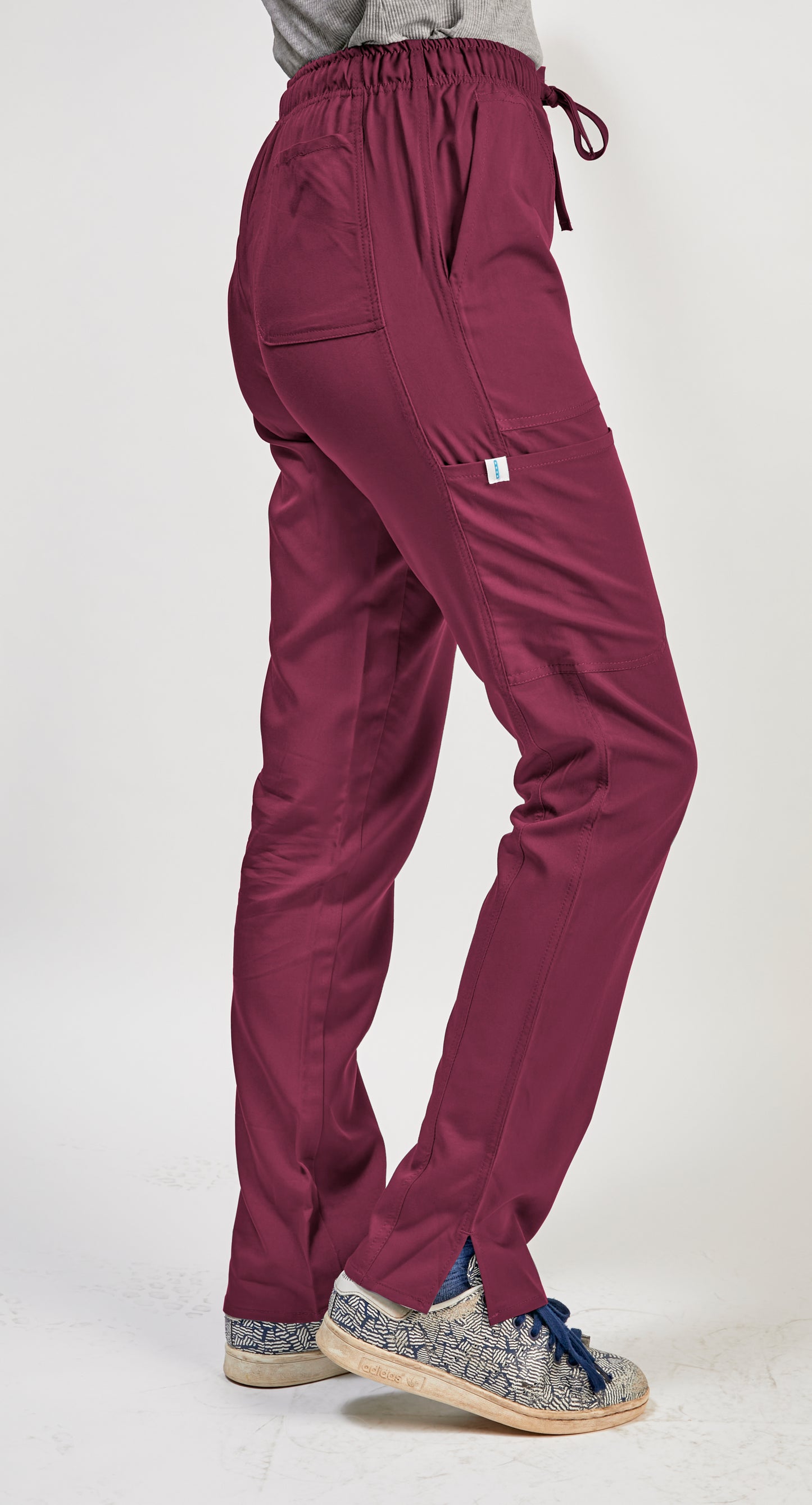 Pantalon clinico mujer one burdeo