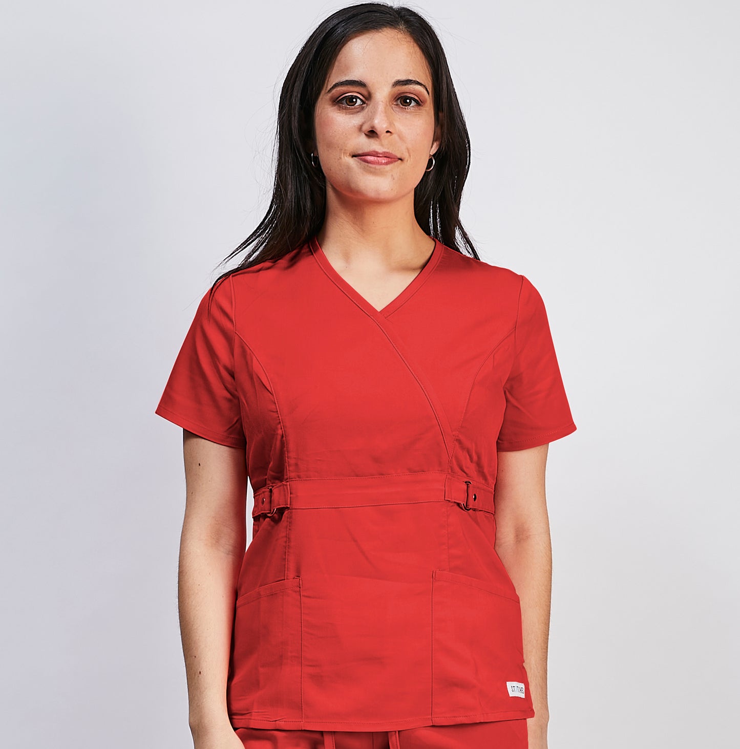 UNIFORME CLINICO - SCRUB - DELANTAL MEDICO - COLOR ROJO