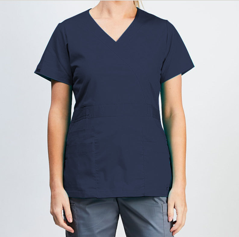 Polera clinica mujer azul marino