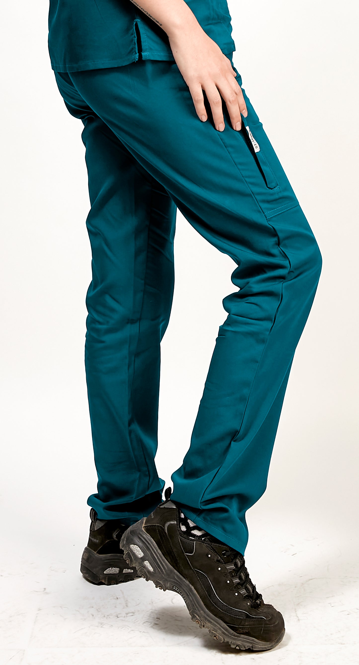 Pantalon clinico mujer live azul petroleo