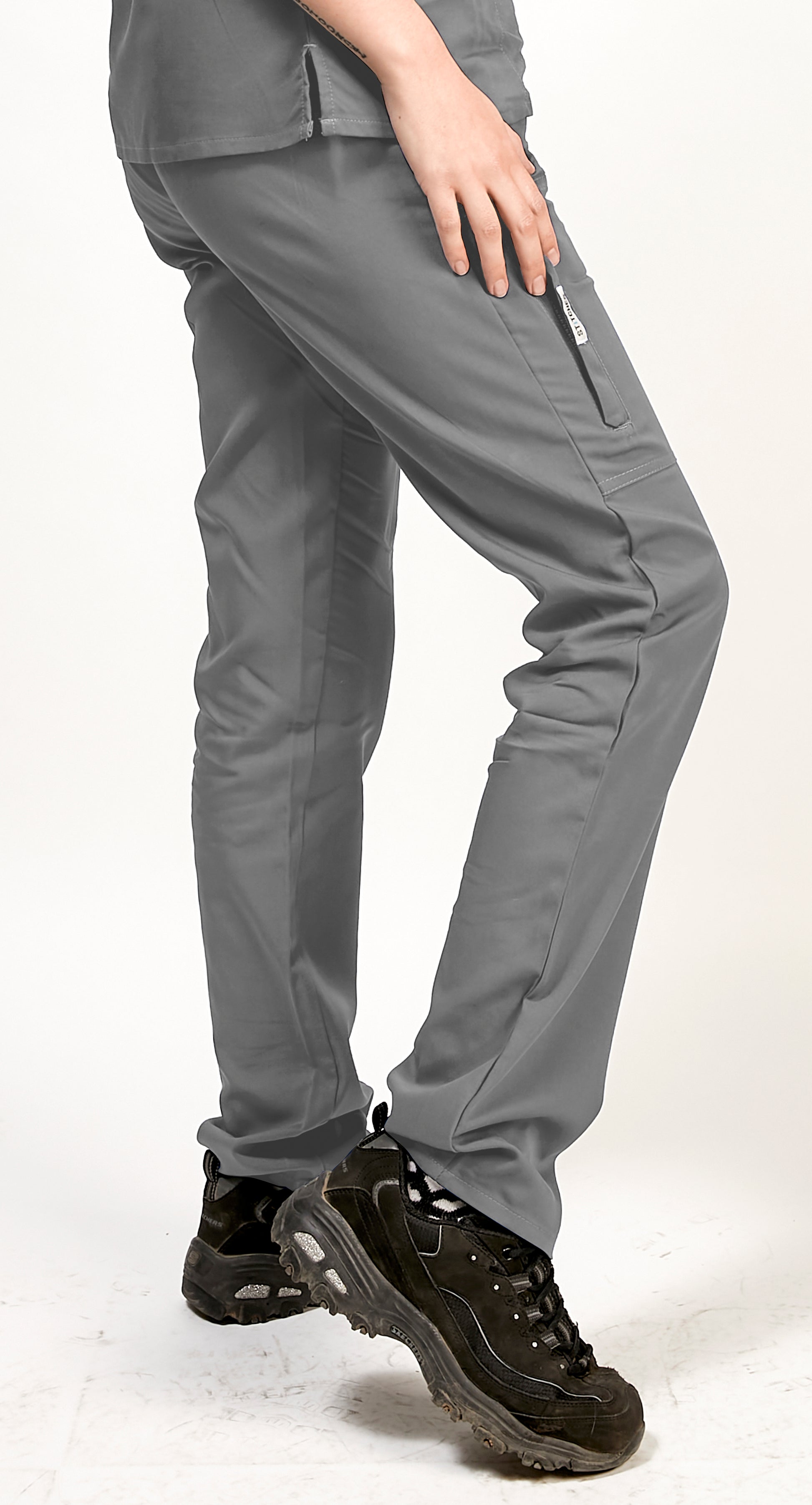 Pantalon clinico mujer live gris