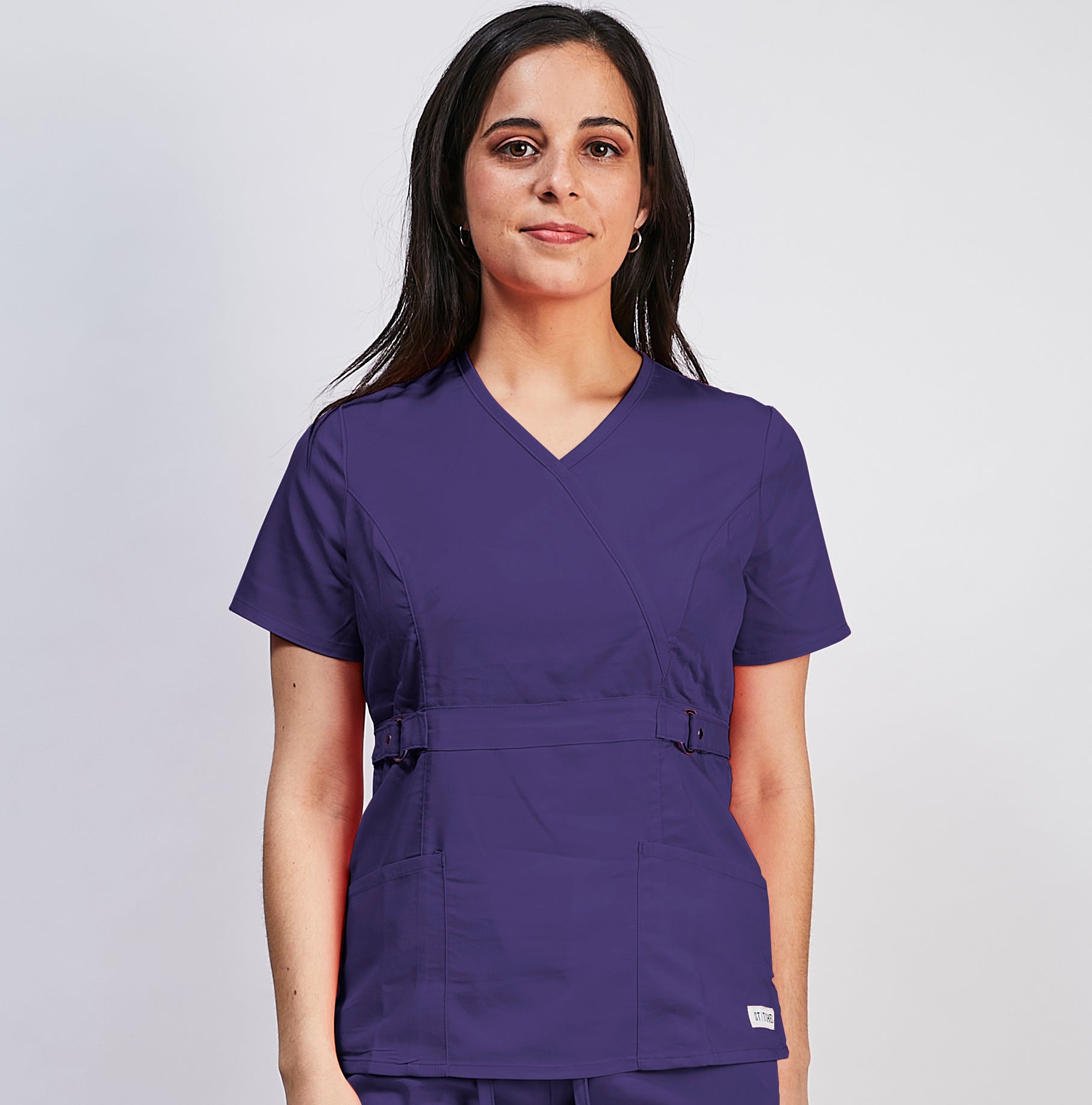 UNIFORME CLINICO - SCRUB - DELANTAL MEDICO - COLOR MORADO