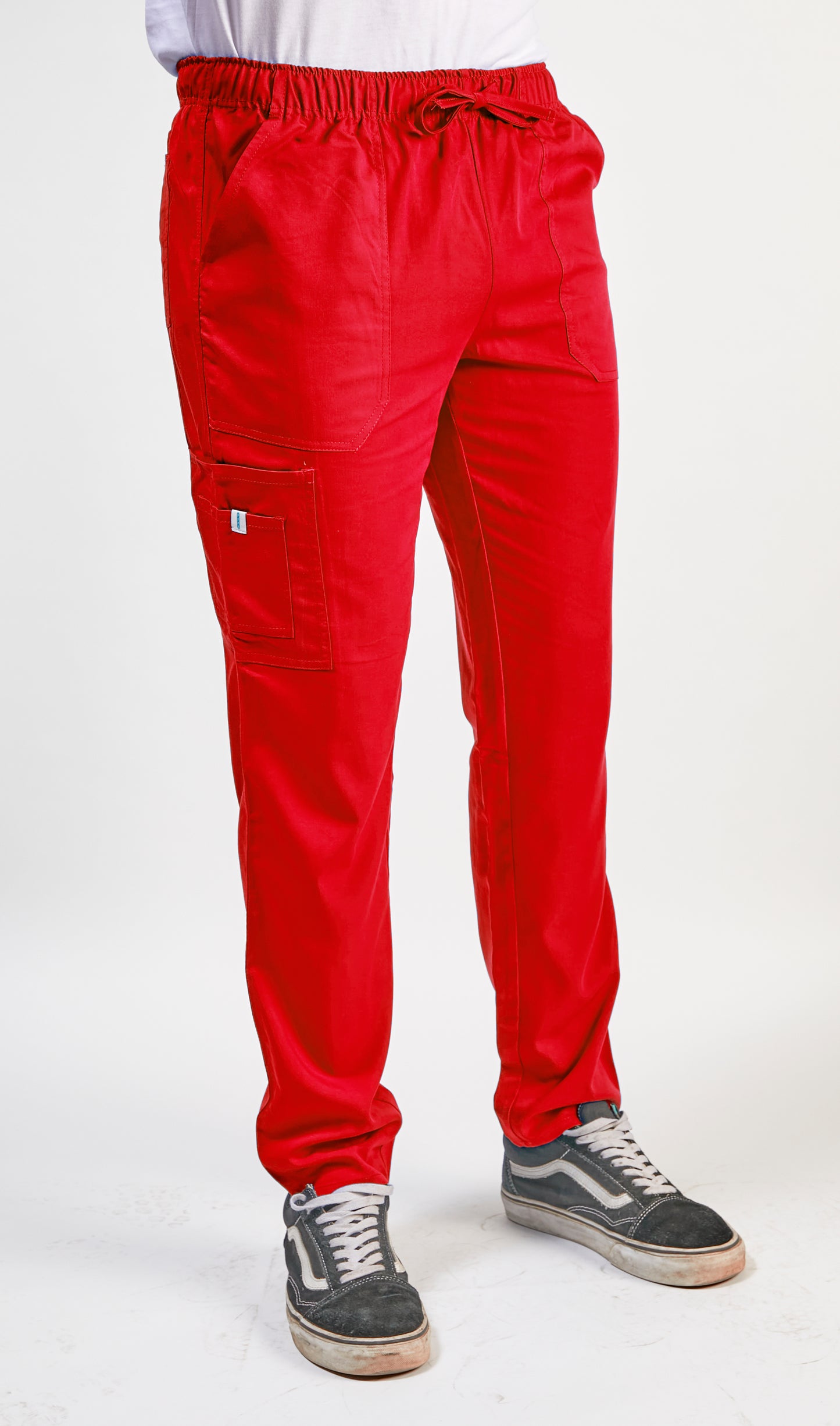 Pantalon clinico hombre rojo