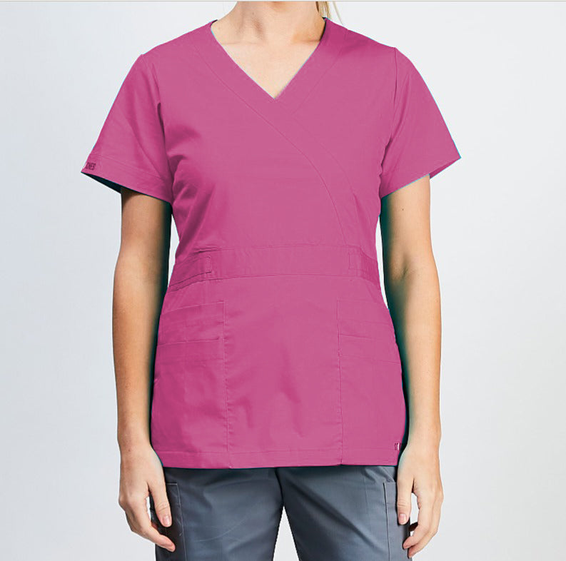 Polera clinica mujer rosada