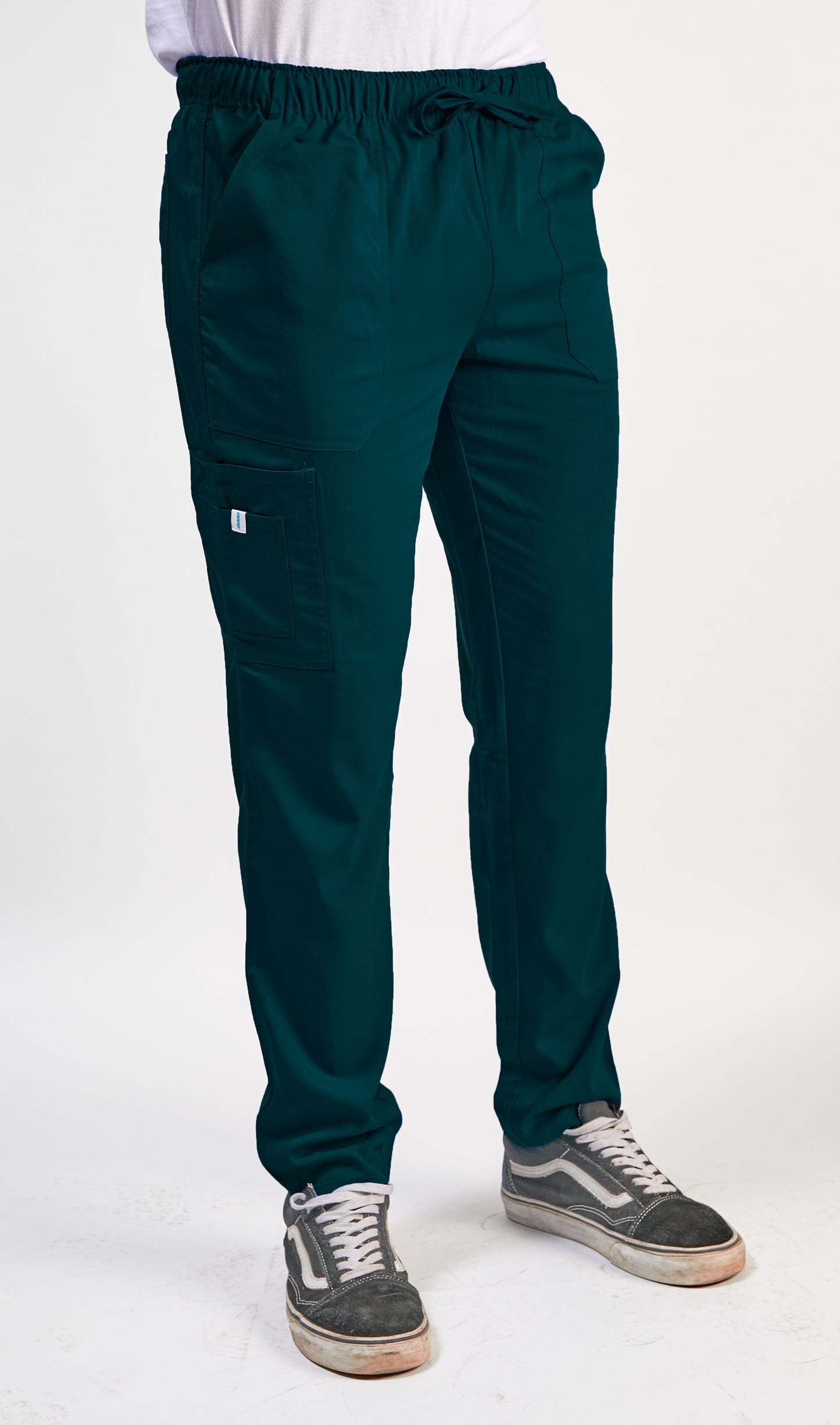 Pantalon clinico hombre azul petroleo